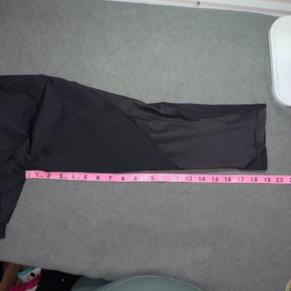 🖤 Lululemon Always Airy High-Rise Run Crop 19" Black - Size 6 💨 - Picture 13 of 13